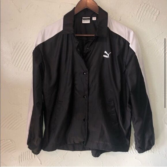 Women’s Puma Windbreaker Snap Front Jacket - Picture 2 of 7